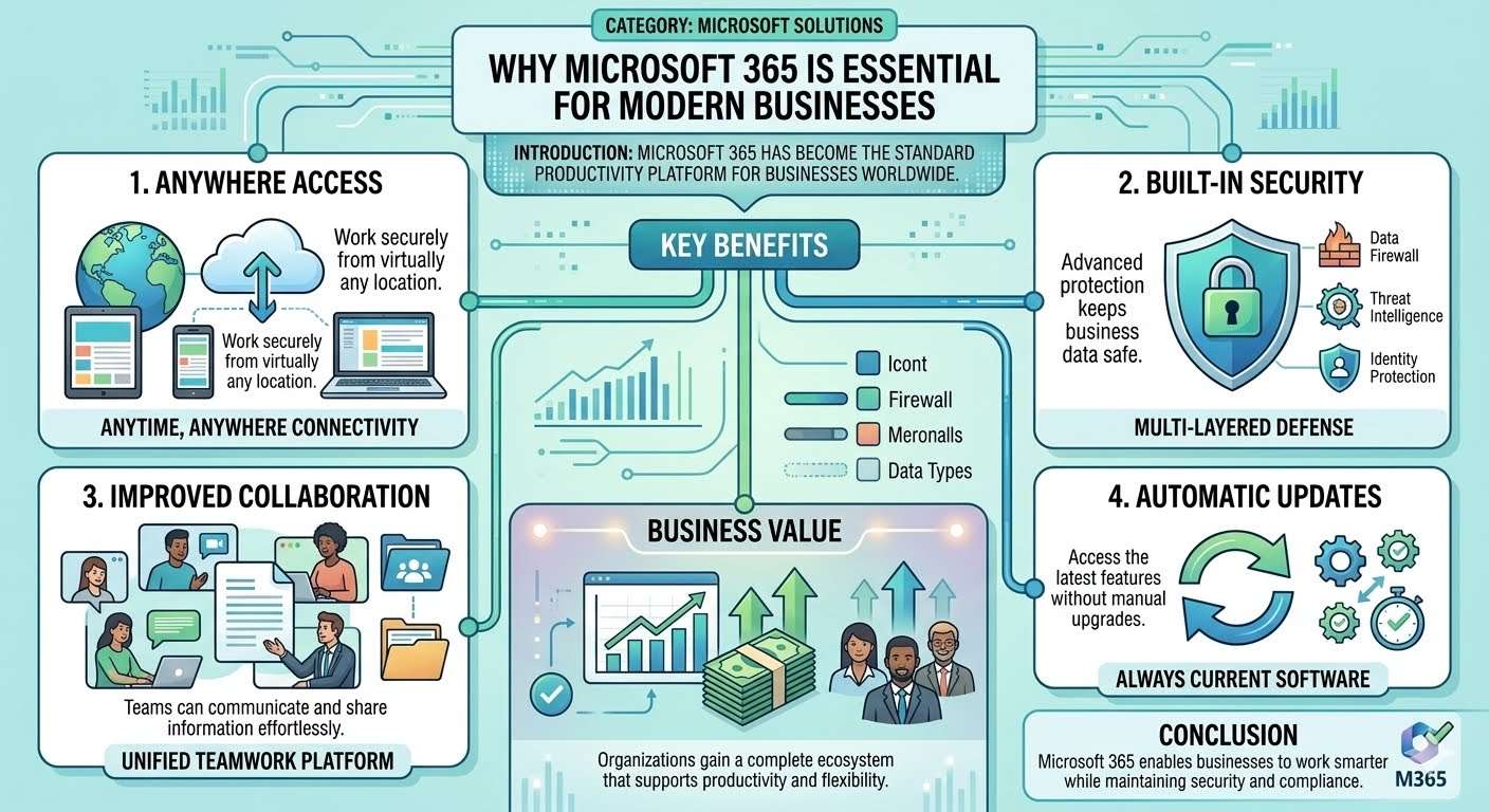 Why Microsoft 365 Is Essential for Modern Businesses